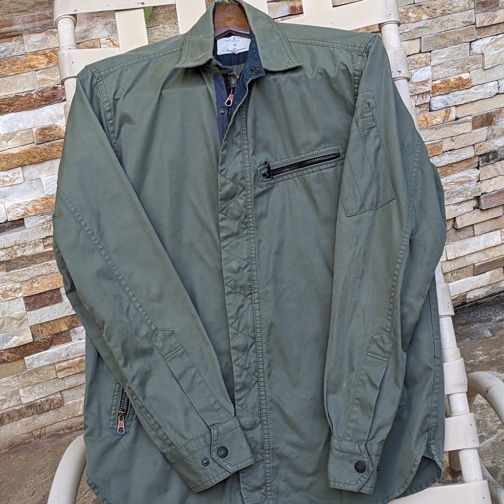 Rag & Bone field jacket (lightweight) size M, green